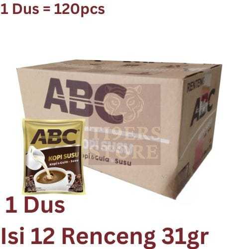 

Agen Kopi ABC kopi susu 1Dus 120 Sachet