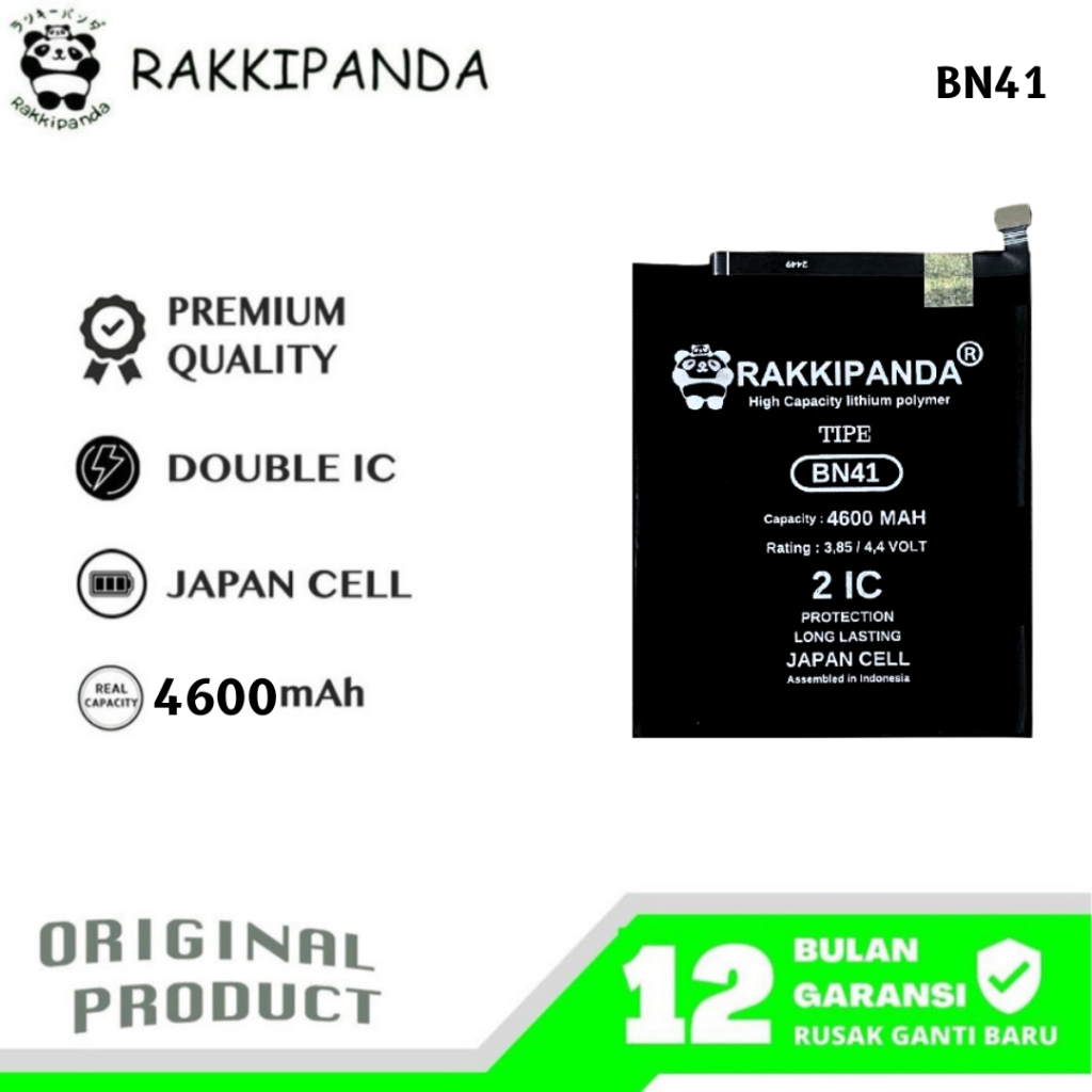 RakkiPanda - BN41 Redmi Note 4 Mediatek / Note 4x Mediatek Batre Batrai Baterai
