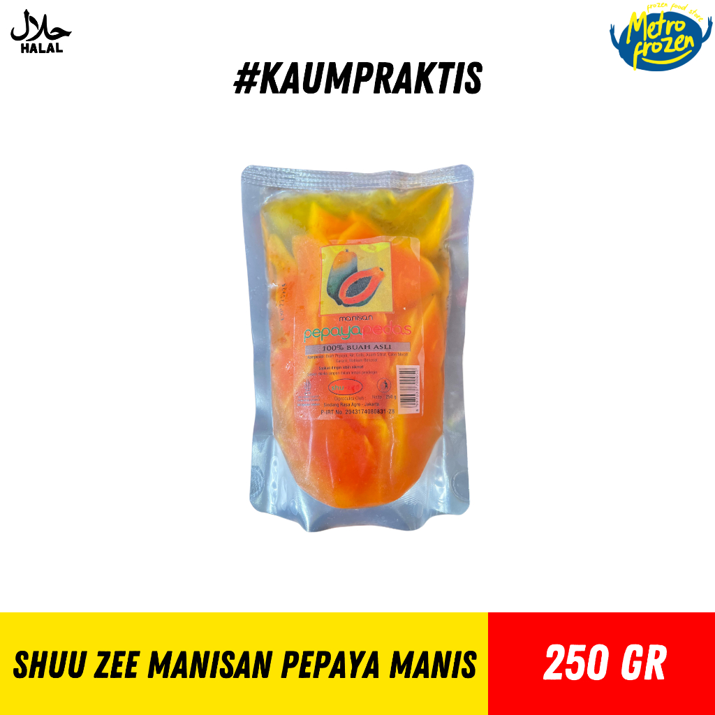 

SHUU ZEE Manisan Pepaya Manis 250gr