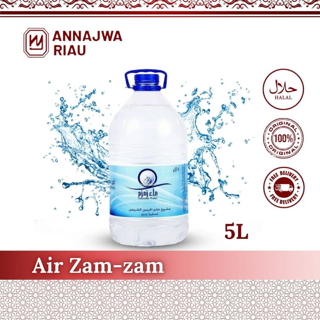 

Air Zam-Zam Asli – Air Suci dari Mekkah | Original & Segel Aman