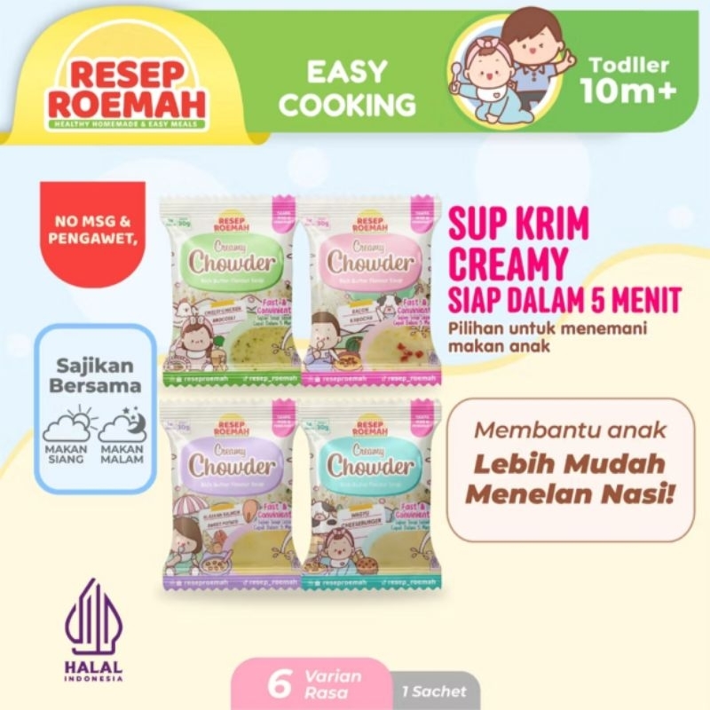 

Resep Roemah Creamy Chowder Soup / Sup Krim Untuk Anak / Sup Sehat Mpasi No Msg / Rich Butter Flavour