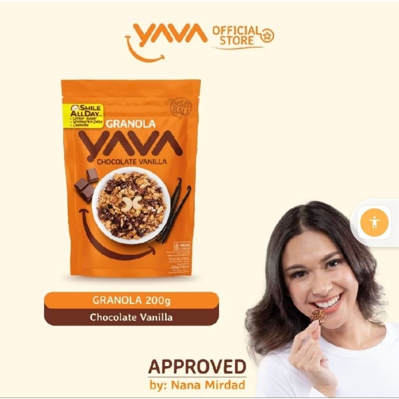 

YAVA Granola Chocolate Vanilla 200gr