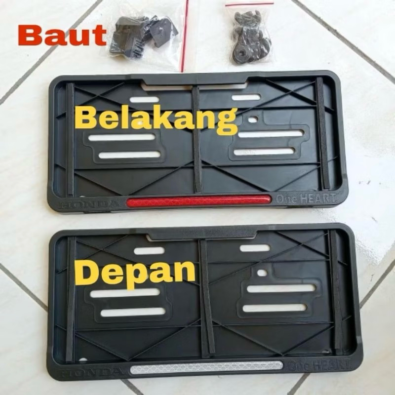 DUDUKAN PLAT NOMOR MOTOR HONDA