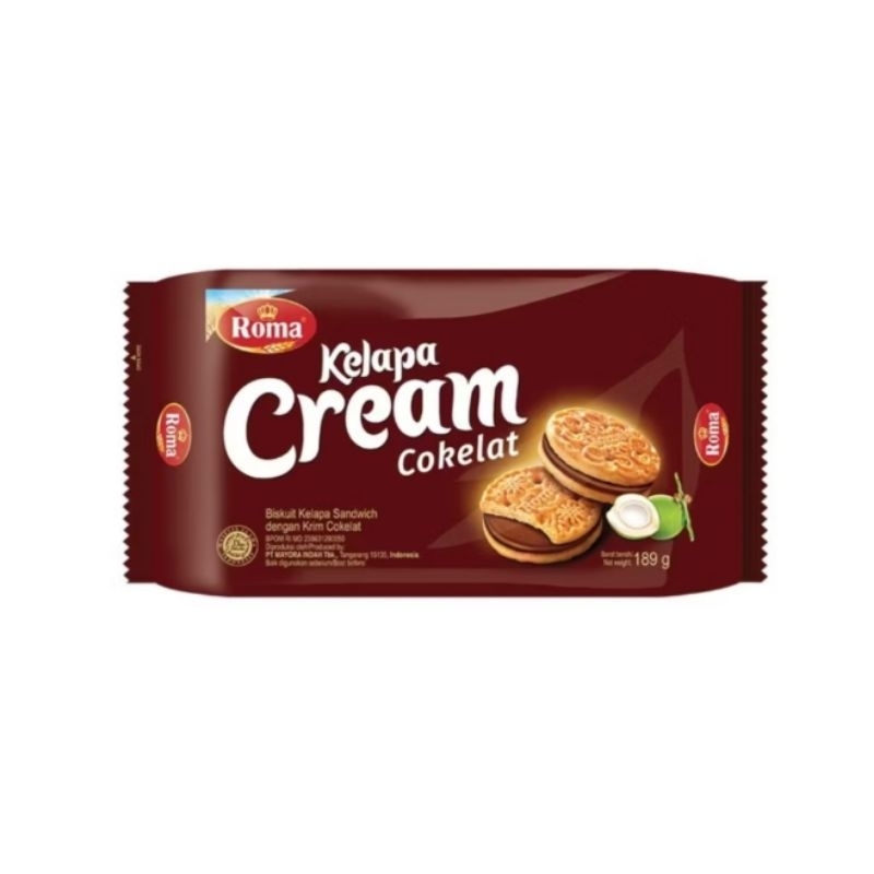 

Roma Biskuit Kelapa Cream Cokelat 180 gr