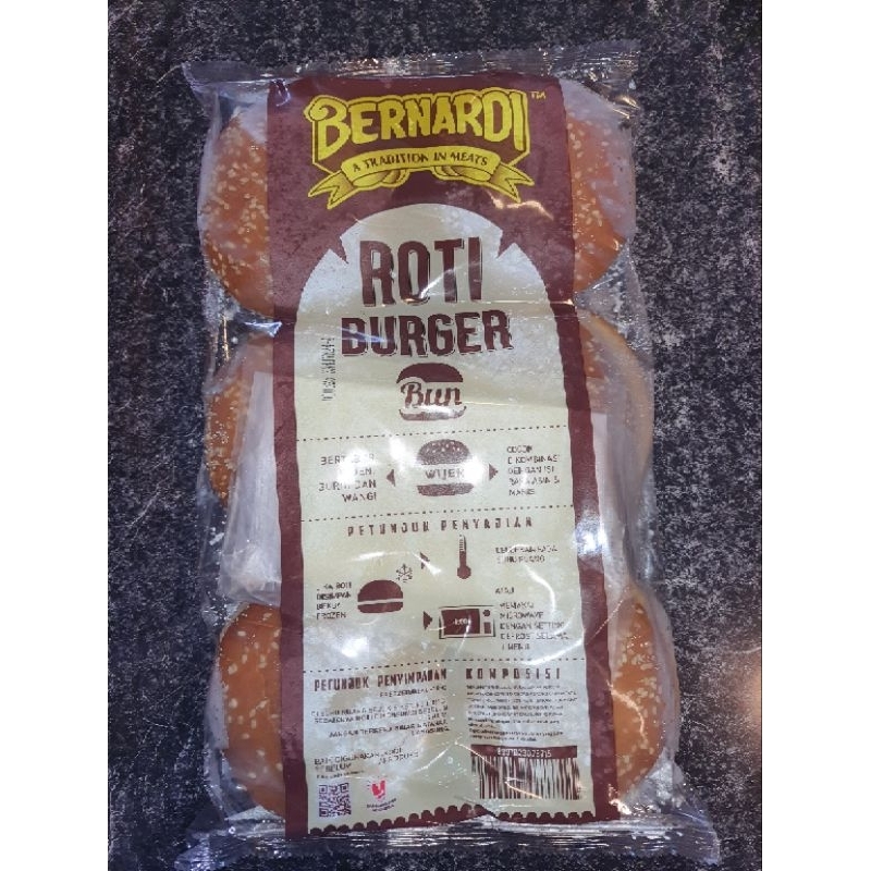 

BERNARDI ROTI BURGER BUN WIJEN ISI 6