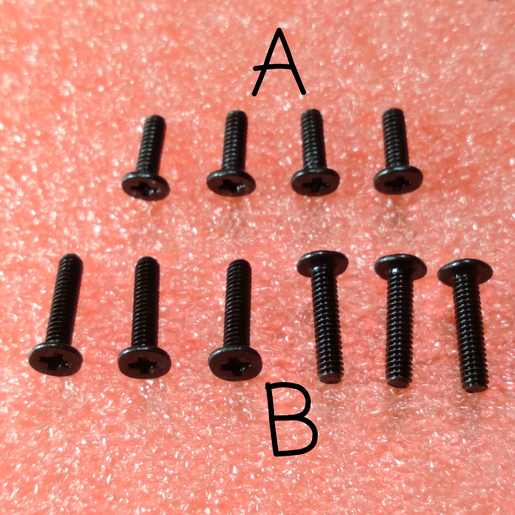 [Baru] Baut casing Asus X453 X453M X453S X453MA X453SA Sekrup bawah mur