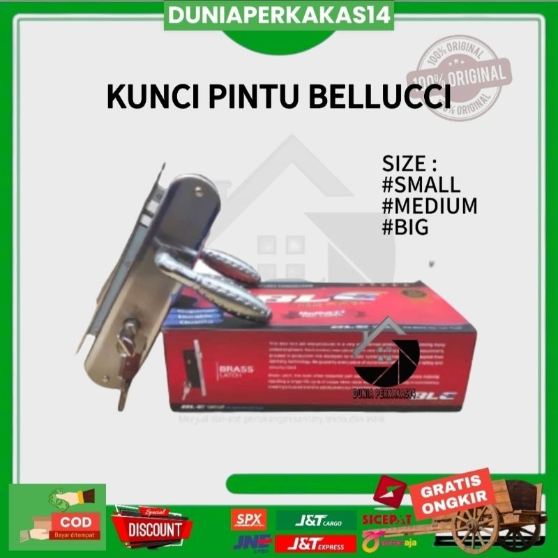 KUNCI PINTU / HANDLE PINTU BELLUCI HIGH QUALITY (RED LABEL)