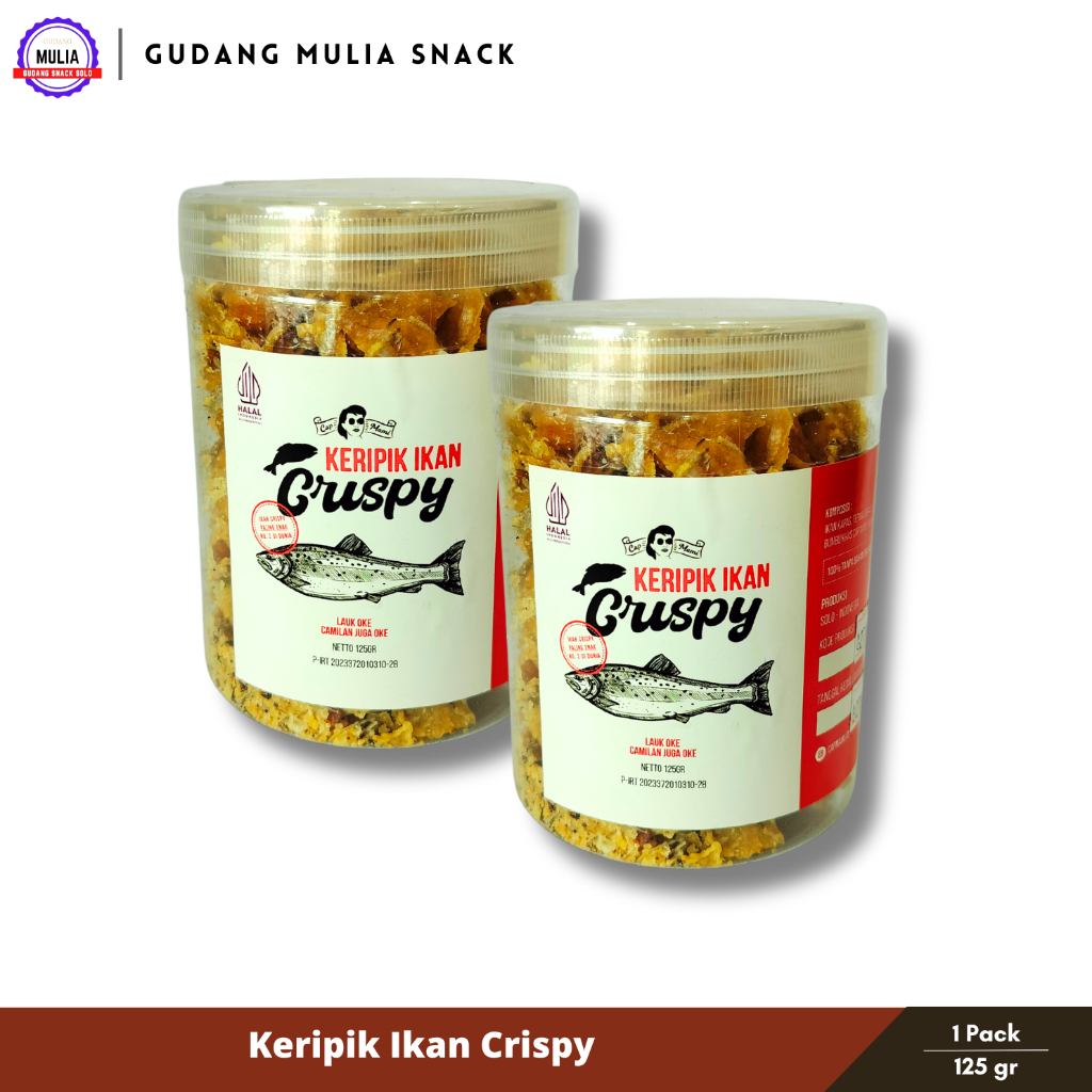 

Keripik Ikan Crispy Cap Mami 125 Gram