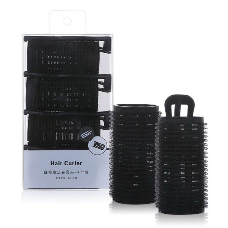 4pcs Roll Sosis Curly Rambut Roll Sosis Keriting Rambut