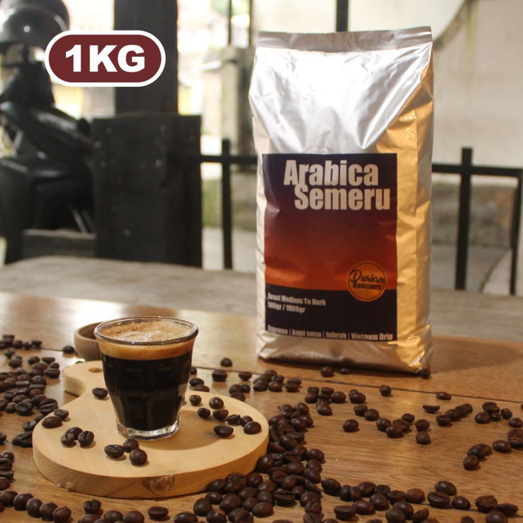 

Roast Bean Arabica Kualitas Super Kemasan 1kg