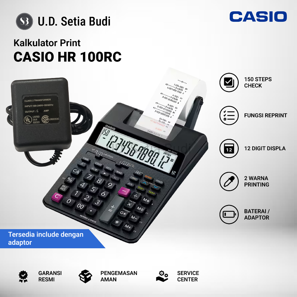 

Kalkulator Printing Casio HR-100RC Asli dan bergaransi