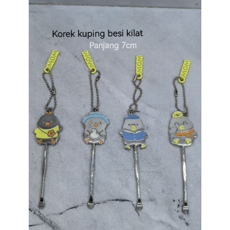 korek kuping telinga besi pembersih lubang telinga besi korek kuping besi motif korek kuping mini ko