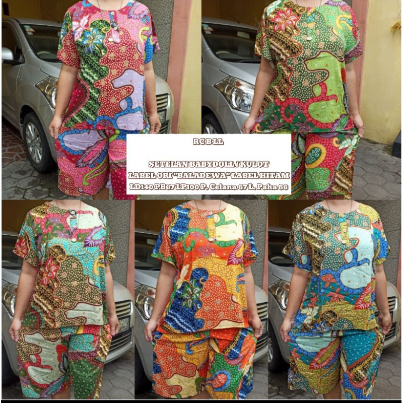 SETELAN KULOT BALADEWA ORI JUMBO | KULOT JUMBO | BABYDOLL JUMBO | SETELAN BALADEWA JUMBO