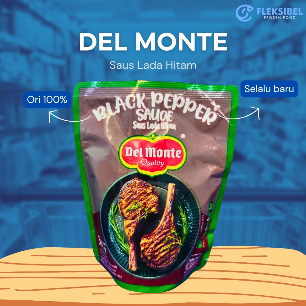 

Del Monte Black Pepper Sauce/Saus Lada Hitam 250g