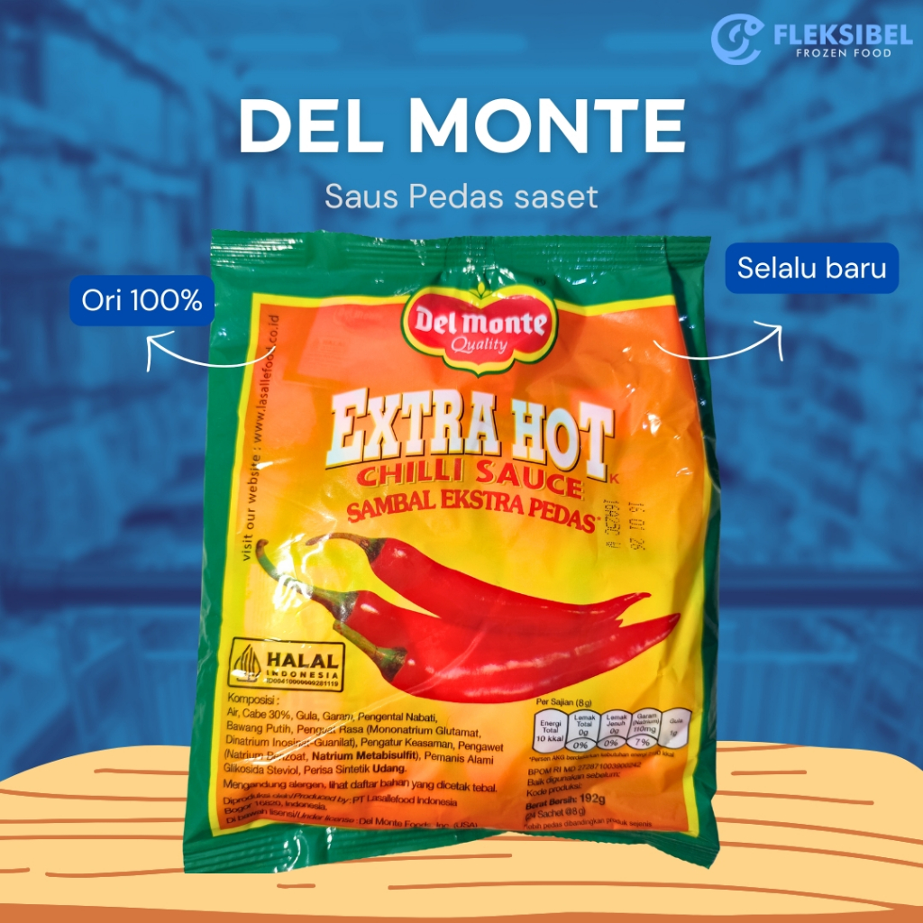 

Del Monte Extra Hot/Sambal Extra Pedas Sachet 24