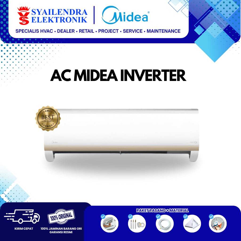 AC MIDEA INVERTER MSIAF05  | MSIAF09 | MSIAF12 | MSIAF18