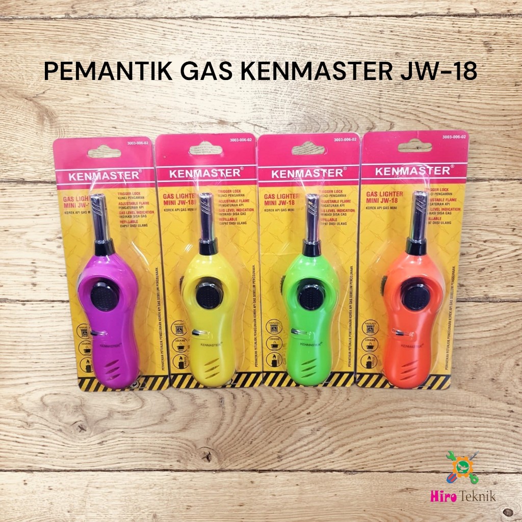 PEMANTIK GAS MURAH/PEMANTIK GAS KENMASTER JW-18/PEMANTIK GAS/PEMANTIK KENMASTER