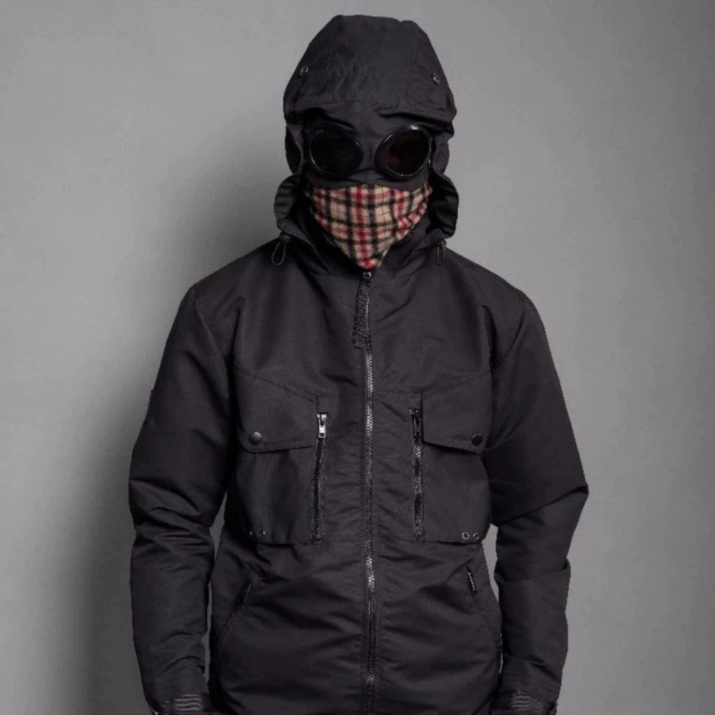 Goggle Jacket - Black Venom Goggle Jacket Hitam Outdoor Waterproof