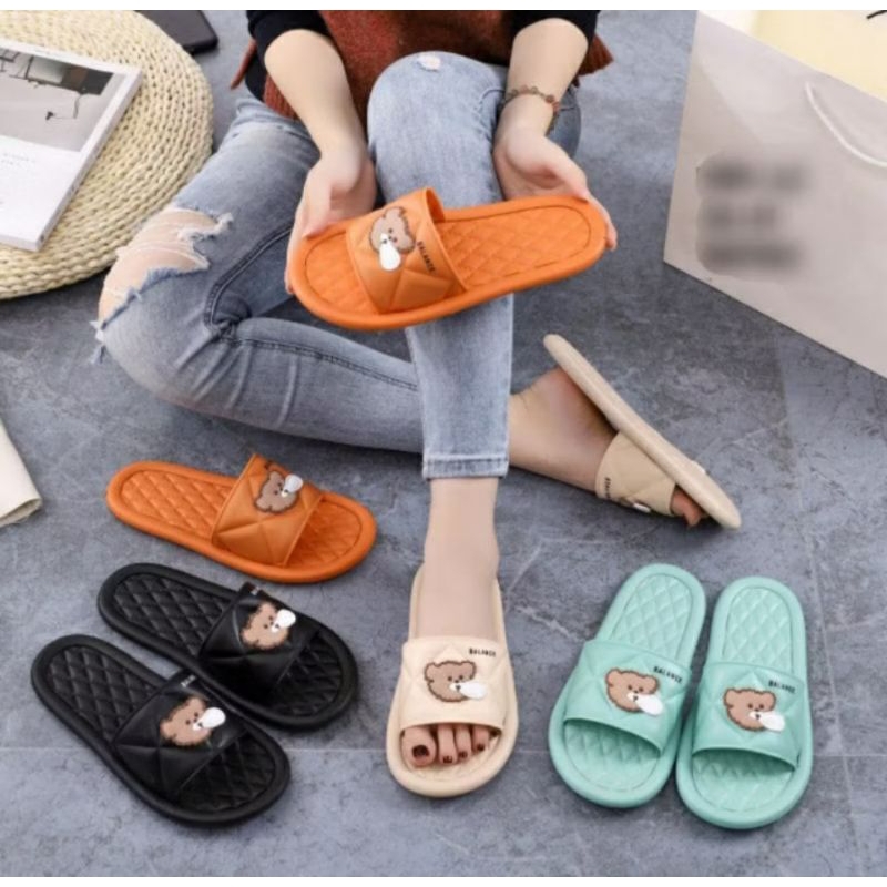 SANDAL WANITA SELOP SPON KARAKTER