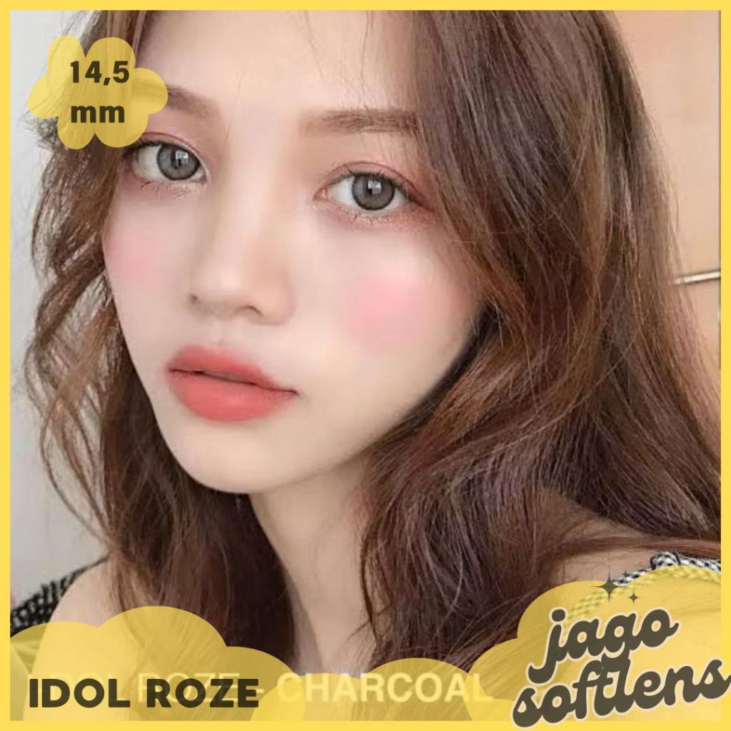 JAGO SOFTLENS BISA COD - SOFTLENS IDOL ROZE 14,5MM NORMAL BY SWEET / SOFTLENS IDOL ROZE SWEET / SOFL