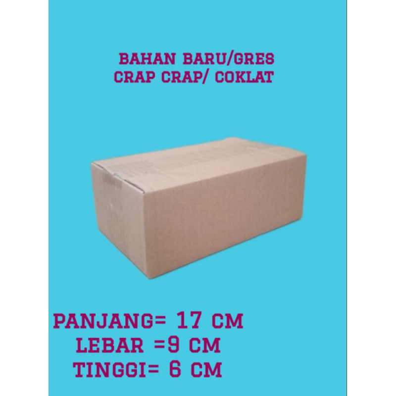 

kardus bahan baru uk 17x9x6 kardus packing bahan baru