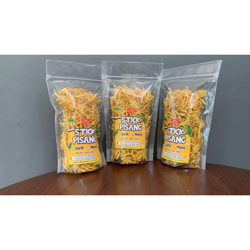 

stick pisang raja nangka asin gurih dan kremes 100gr _dapoer bunda syifa