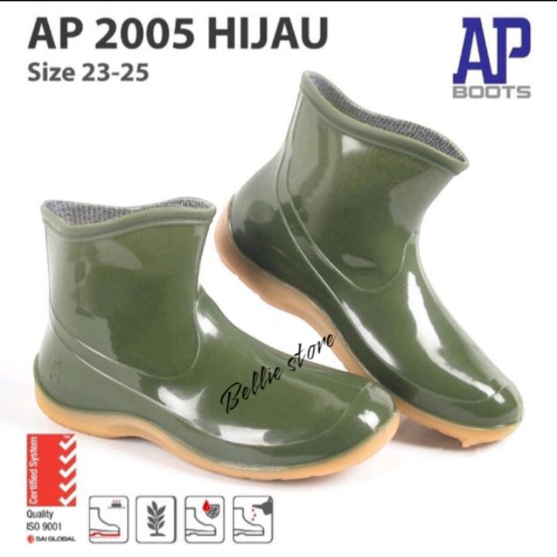 { BELLIE STORE } Sepatu boots ap pria wanita pendek 2005