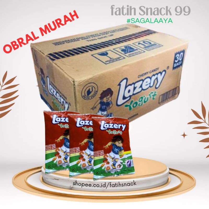 

PERMEN LAZERY BAG ISI 30 BAG X 40 PCS X 2.5G YOGURT