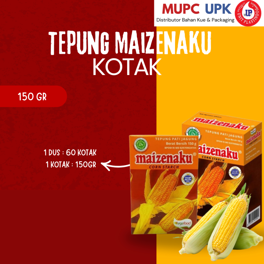 

Tepung Maizenaku / Maizenaku Kotak 150gr / Maizenaku kemasan kotak 150gr
