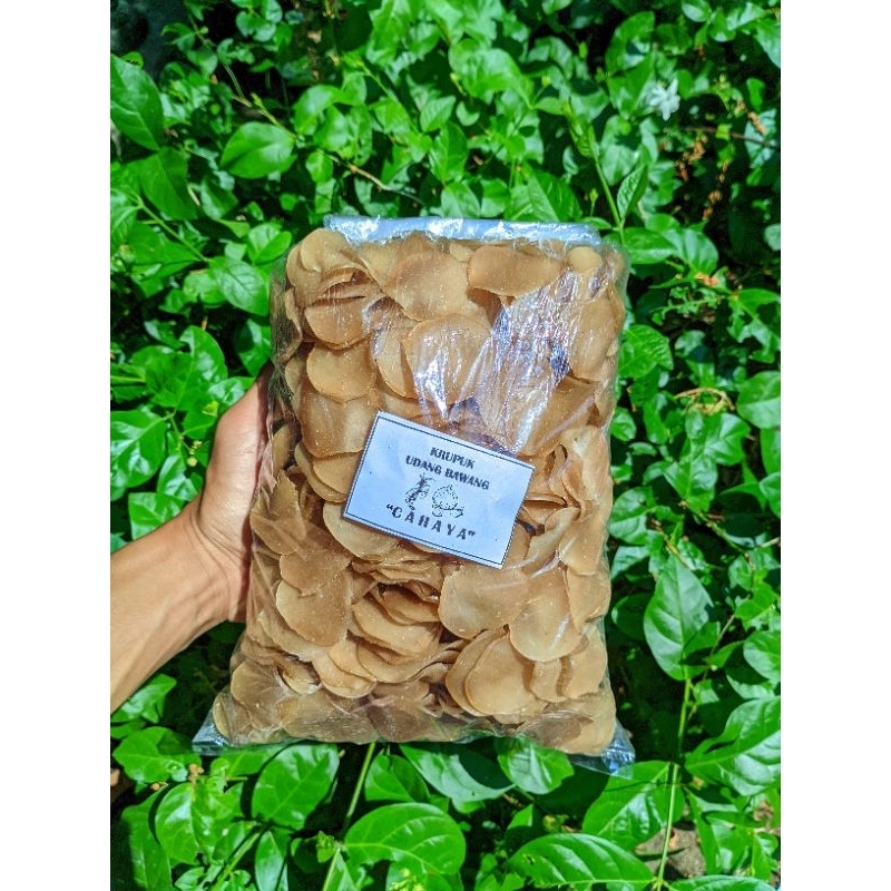 

KERUPUK UDANG BAWANG 1 KG Per Pack / KRUPUK BAWANG / KERUPUK PULI RASA BAWANG