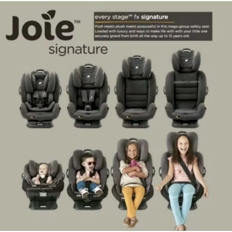 carseat joie every stage fx signature preloved
