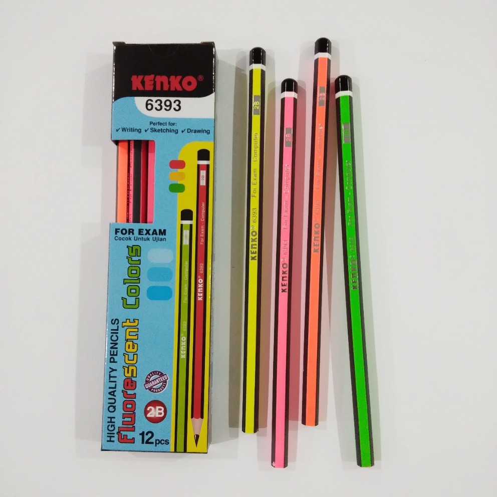 

Pensil KENKO 2B Isi 12 pcs per kotak Pencil Kayu