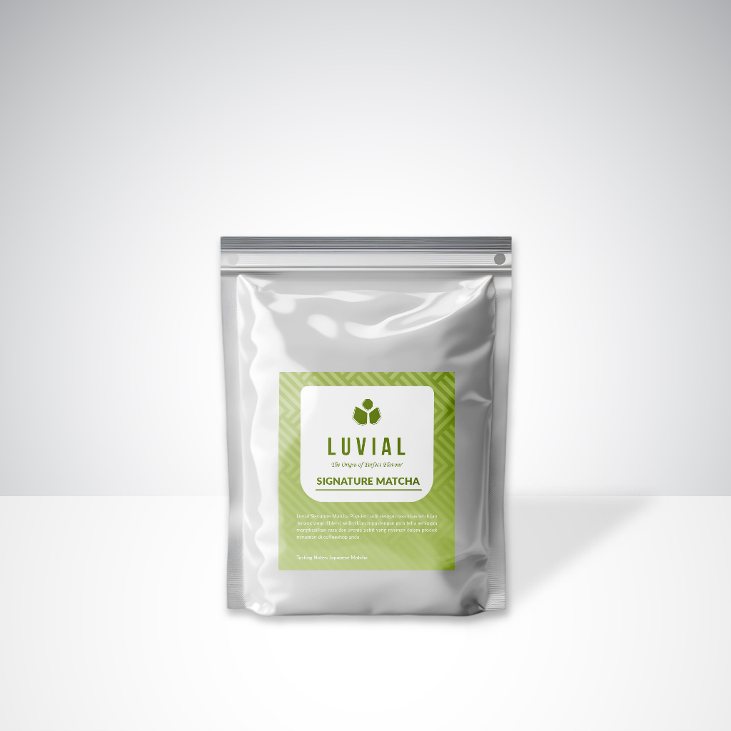 

LUVIAL Signature Matcha Powder - Bubuk Minuman Rasa Signature Matcha