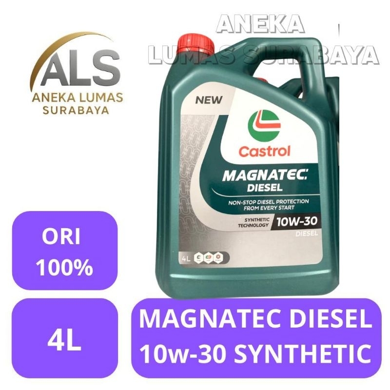 Castrol Magnatec Diesel 10w-30 / Oli mesin mobil castrol diesel 10w30 4L Original