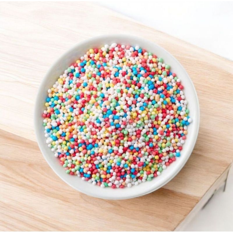 

Sprinkel Warna Warni Rainbow Pelangi Berat 25 grm