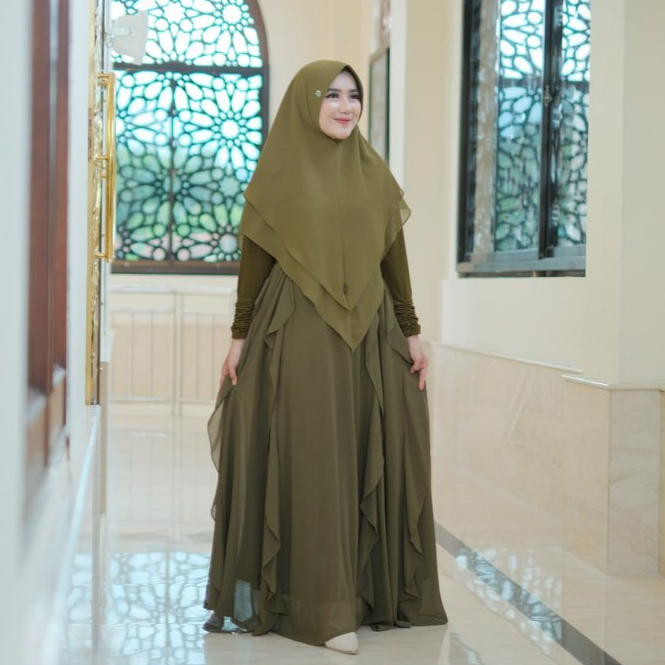 Daffi Hijab - Gamis Semesta Series - Dress Gamis Dewasa Ceruty Premium