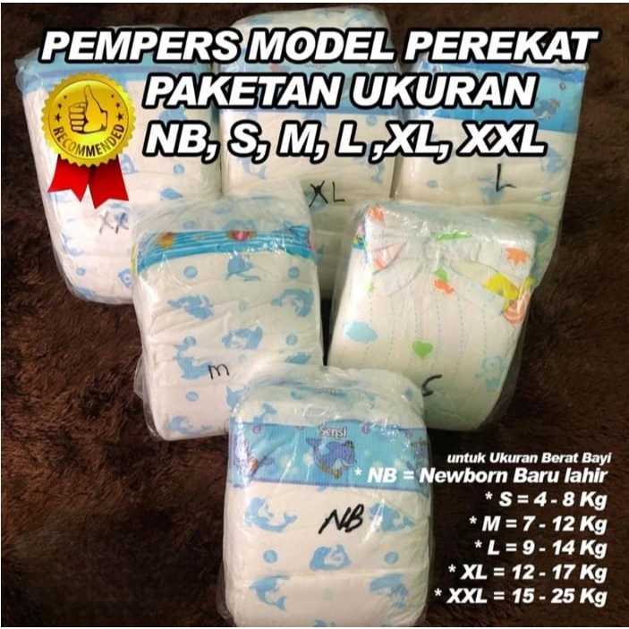 PEMPERS CURAH MURAH / PEMPERS CURAH MURAH NB-S/S/M/L/XL