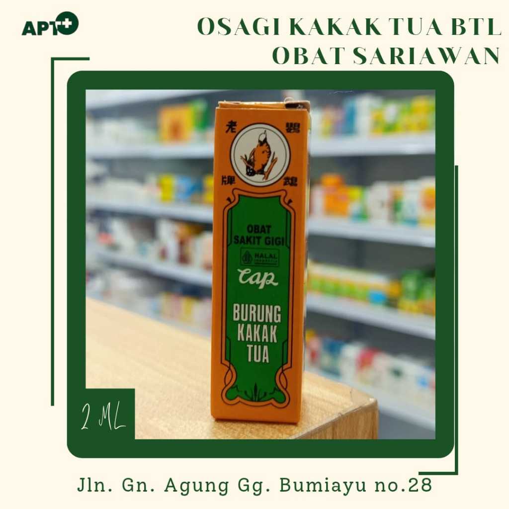 OSAGI KAKAK TUA / OBAT SAKIT GIGI CAP KAKAK TUA