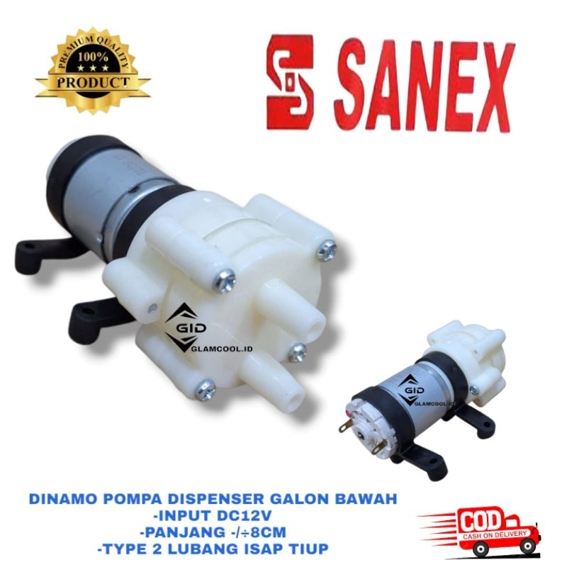 POMPA DISPENSER GALON BAWAH DISPENSER SANEX / DINAMO POMPA AIR DISPENSER SANEX