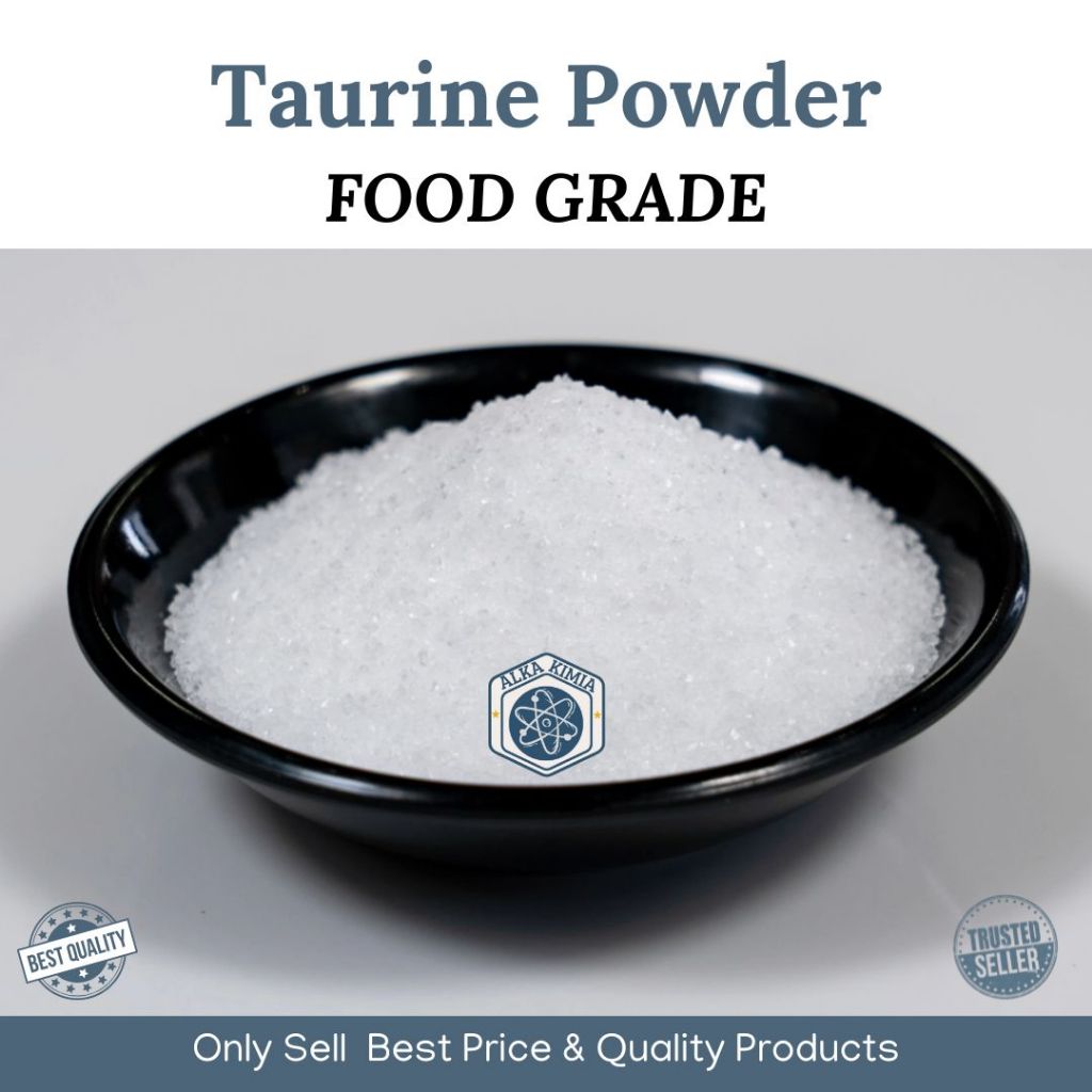 

Taurine Powder 50gr / Bubuk Taurin Campuran Minuman Suplemen Kesehatan / Taurine Nutrisi Tulang Murni