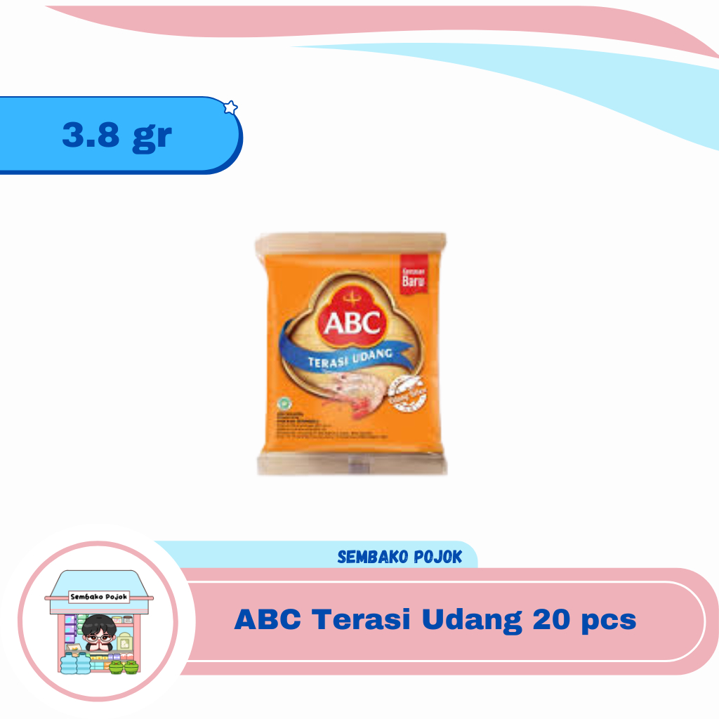 

ABC Terasi Udang 76GR dengan Tekstur Bagus