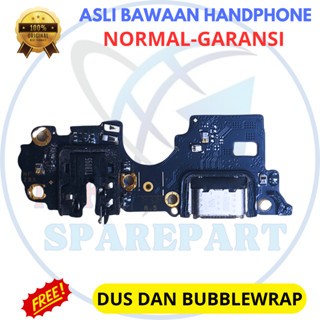 Board papan konektor cas Hp Oppo a16 - a54 - asli original copotan cabutan bawaan