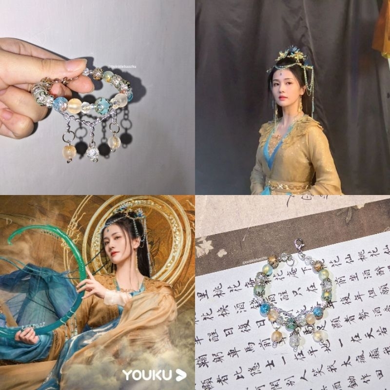 gelang bailu/gelang china/gelang dracin/till the end of the moon/gelang bai shuo