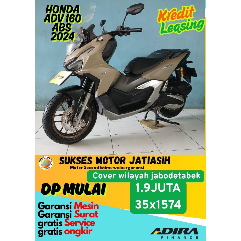 proses registrasi DP motor honda adv 160 ABS 2024