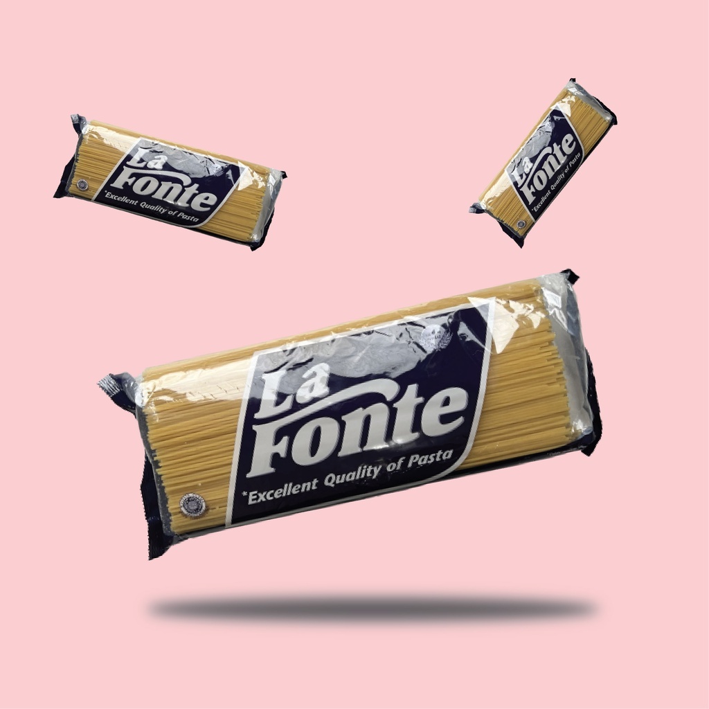 

LA FONTE PASTA Spaghetti Fettuccine Spageti Fettuccini Long 1kg 750gram