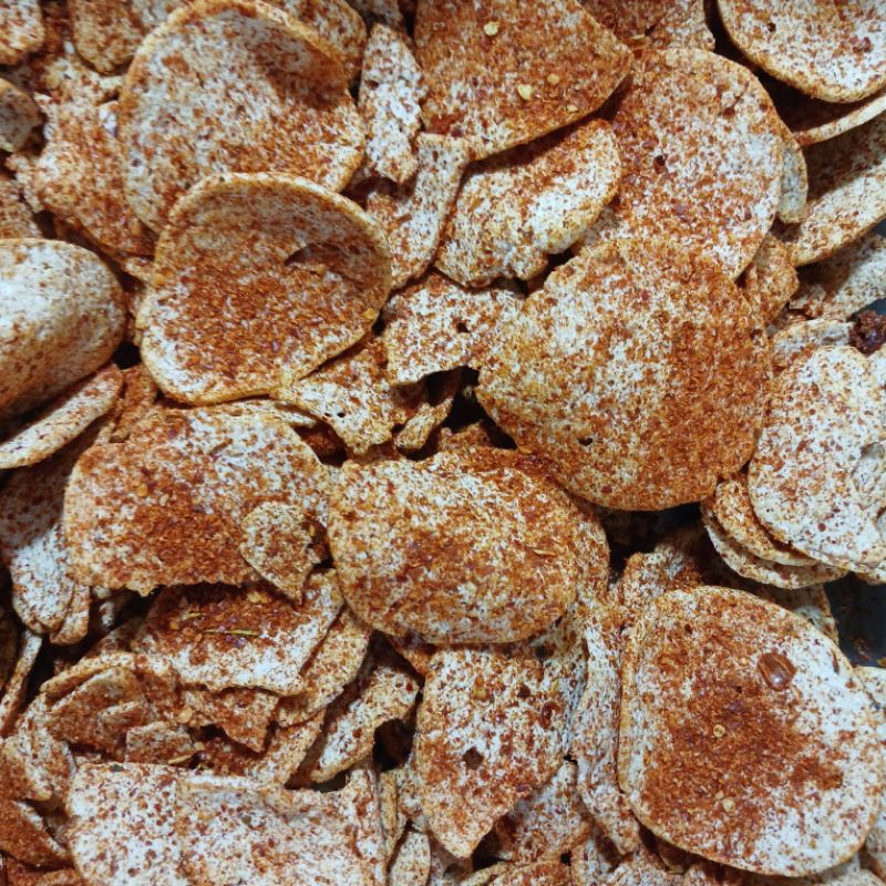 

Basreng Koin Bulat Pedas Daun Jeruk Kemasan 250gr