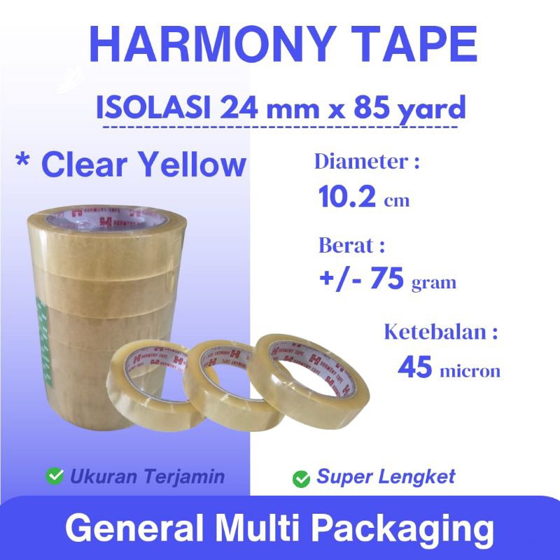 

Isolasi 24 mm x 85 Yard 45 micron Super Clear
