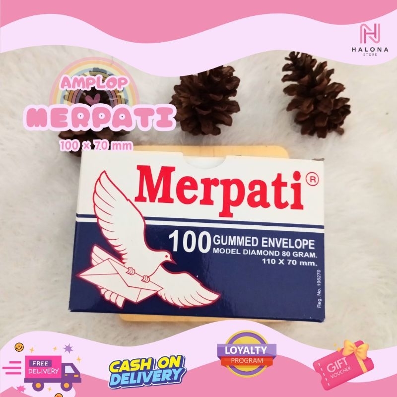 

Amplop Kondangan / Kecil - Merpati Visit - 80 GRAM Lem - 100 Amplop