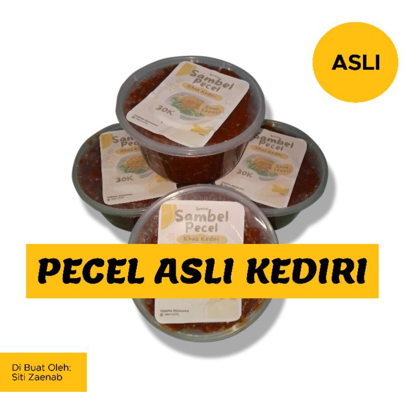 

Sambel Pecel 500g Asli Kediri - Ibu Siti