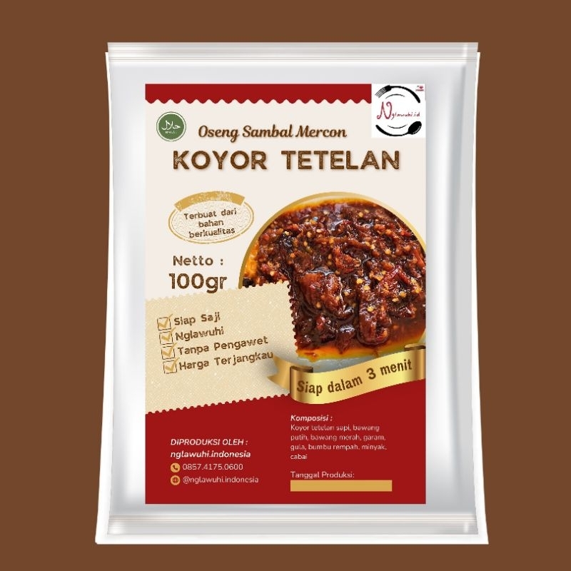 

SAMBAL OSENG MERCON KOYOR by Nglawuhi Indonesia | SAMBAL KOYOR | SAMBAL KOYOR PEDAS NAGIH | GRATIS ONGKIR | FREE ONGKIR